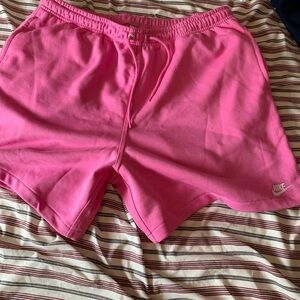 Nike pink shorts